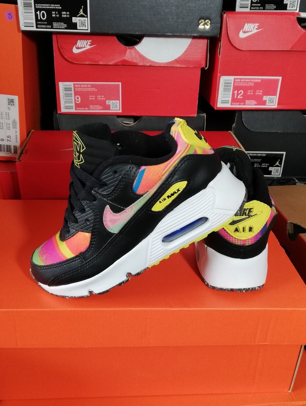 NIKE AIR MAX 90S "FAMILIA" PREMIUM EDITION KIDS SZ US 12C LIKE NEW WORE TWICE